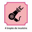 Uscator de par HAUSBERG HB-262GR, 2000W, 2 viteze, 4 trepte de incalzire, gri
