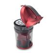 Aspirator fara sac Hausberg HB-2820RS, 2200 W, 4.5 litri, 85dB, filtru lavabil, sistem multi-ciclon, Negru/Rosu