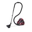 Aspirator fara sac Hausberg HB-2820RS, 2200 W, 4.5 litri, 85dB, filtru lavabil, sistem multi-ciclon, Negru/Rosu