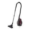 Aspirator fara sac Hausberg HB-2820RS, 2200 W, 4.5 litri, 85dB, filtru lavabil, sistem multi-ciclon, Negru/Rosu