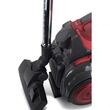 Aspirator fara sac Hausberg HB-2820RS, 2200 W, 4.5 litri, 85dB, filtru lavabil, sistem multi-ciclon, Negru/Rosu