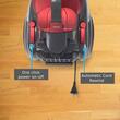 Aspirator fara sac Hausberg HB-2820RS, 2200 W, 4.5 litri, 85dB, filtru lavabil, sistem multi-ciclon, Negru/Rosu
