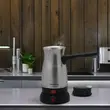 Ibric electric pentru cafea Hausberg HB-3815IN, Putere 800W, Capacitate 800 ml, Inox