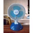 Ventilator birou Hausberg HB5550, 15W-20W, 15 cm, 2 viteze, alb-albastru