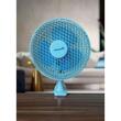 Ventilator birou Hausberg HB5550, 15W-20W, 15 cm, 2 viteze, alb-albastru