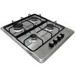 Pachet Cuptor incorporabil Hausberg HB-8051IN, Electric, Putere 2000 W, 76 l, 4 Functii, Clasa A, Plita incorporabila HAUSBERG HB-580IN, aprindere electrica, gaz, 4 arzatoare, sistem siguranta, Negru-Inox