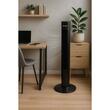 Ventilator turn Hausberg HB-5951NG, 60W, 32 inch, 3 moduri, 3 viteze, telecomanda, touch, negru