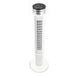 Ventilator turn Hausberg HB-5952AB, 55W, 38 inch, 3 viteze, temporizator 24h, LED, oscilatie, telecomanda, alb