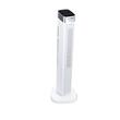 Ventilator turn digital Hausberg HB-5953AB, 55W, 41 inch, 3 viteze, 3 moduri, temporizator 24h, LED, oscilatie, telecomanda, difuzor parfum, alb