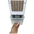 Ventilator cu racire si umidificare Hausberg HB-5955, 3 viteze, temporizator 12h, rezervor 4L, telecomanda, alb