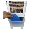 Ventilator cu racire si umidificare Hausberg HB-5955, 3 viteze, temporizator 12h, rezervor 4L, telecomanda, alb