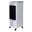 Ventilator cu racire si umidificare Hausberg HB-5955, 3 viteze, temporizator 12h, rezervor 4L, telecomanda, alb