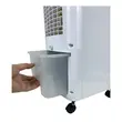 Ventilator cu racire si umidificare Hausberg HB-5955, 3 viteze, temporizator 12h, rezervor 4L, telecomanda, alb