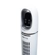 Ventilator turn digital Hausberg HB-5958AB, 55W, 45 inch, 3 viteze, temporizator 24h, LED, oscilatie, telecomanda, alb