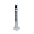 Ventilator turn digital Hausberg HB-5958AB, 55W, 45 inch, 3 viteze, temporizator 24h, LED, oscilatie, telecomanda, alb