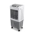 Racitor de aer portabil Hausberg HB-5961AB, 75W, rezervor 20L, 3 viteze, control mecanic, 2 cutii gheata, alb