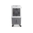 Racitor de aer portabil Hausberg HB-5961AB, 75W, rezervor 20L, 3 viteze, control mecanic, 2 cutii gheata, alb