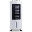 Racitor de aer portabil Hausberg HB-5962AB, 65–80W, rezervor 7.8L, 3 viteze, oscilatie 60°, pachet gheata inclus, alb