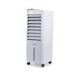 Racitor de aer portabil Hausberg HB-5963AB, 55–80W, rezervor 12L, 3 viteze, functie Turbo, oscilatie 60°, control mecanic, alb