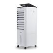 Racitor de aer portabil Hausberg HB-5963AB, 55–80W, rezervor 12L, 3 viteze, functie Turbo, oscilatie 60°, control mecanic, alb