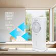 Racitor de aer portabil Hausberg HB-5964AB, 65W, 5.5L, 3 viteze, 5 programe, 3 moduri, oscilatie 40°, temporizator 12h, LED, telecomanda