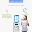 Dozator apa Hausberg HB-6026AB, putere incalzire 550 W, putere racire 80 W, indicatoare LED pentru apa calda si rece, termostat automat, Alb