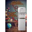Dozator apa de podea cu compresor HAUSBERG HB-6028AB, Putere incalzire 550W, Putere racire 120W, compatibil cu bidoane de apa 11 l si 19 l, Culoare Alb