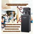 Dozator apa de podea multifunctional HAUSBERG HB-6030NG, cu amplasarea bidonului la baza si Tea Bar, Apa calda/rece, Ceainic, Fierbator, Racire cu compressor, Negru