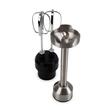Blender 2 in 1 HAUSBERG HB-7704IN cu putere 1000W, Mixer vertical profesional, 10 trepte de viteza si functie Turbo, Capacitate pahar 700 ml , Multifunctional, Negru
