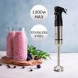Blender 2 in 1 HAUSBERG HB-7704IN cu putere 1000W, Mixer vertical profesional, 10 trepte de viteza si functie Turbo, Capacitate pahar 700 ml , Multifunctional, Negru