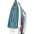 Fier de calcat Hausberg HB-7809VR, Ultra Slide, Talpa Ceramica, 2300W, 390ml, Alb/Verde-Inchis