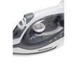 Fier de calcat Hausberg HB-7850GR, 1300W, talpa invelis ceramic, abur vertical, calcare uscata, autocuratare, pulverizare, rezervor 130ml, Gri