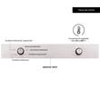 Pachet incorporabil HAUSBERG cuptor electric HB-8051IN, 2000W, 4 Functii, 76L, plita gaz HB-555, 4 arzatoare, aprindere electrica, hota telescopic HB-1285IN, absorbtie 420 m3/h, 2 motoare, 60cm, cuptor microunde HB-8065IN, 1200W, 20L, Inox