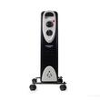 Calorifer electric Hausberg HB-8913NG, 2500 W, 13 elementi, 3 trepte de putere, Termostat reglabil, Protectie supra-incalzire, Protectie anti-rasturnare, Indicator luminos, Negru