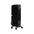 Calorifer electric cu ulei HAUSBERG HB-8905, 3 trepte, 600-900-1500 W, 7 elementi 110 mm x 580 mm, termostat reglabil, maner si rotite pentru o deplasare facila, indicator luminos functionare, negru