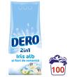 Detergent de rufe pudră automat 2în1 Dero Iris alb, 100 spălări, 7.5kg