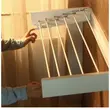 Uscator de rufe Kluder, Montabil pe perete, Aluminiu, Alb, 1000 x 500 mm