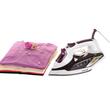 Fier de calcat Hausberg HB-7880MV, 2300W, Talpa cu invelis ceramic, rezervor apa 400ml, Alb-Mov