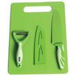 Set Cutite Colorate 4 Piese, Ertone ERT-MN104PO, cutite inox, Portocaliu