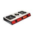 Minigaz cu 3 ochiuri Ertone MN205, inox, GPL (numai butelie), aprindere electronica