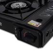Aragaz portabil camping Ertone ERT-MN231NG, Pentru butelii spray, 2,2 kW, Aprindere piezo, Negru