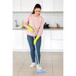 Mop telescopic Ertone MN498BL, bleu, cu autostoarcere, cap din microfibra, maner extensibil