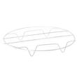 Cuptor electric rotund cu termostat Ertone MN-9010VS, Putere: 220-230V, 50Hz, 2 rezistente electrice 2 x 650W, capacitate 40l, indicator luminos, Visiniu
