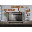 Cuptor electric Ertone MN9060GR, 36L, 1420W, Inaltime reglabila, Gri