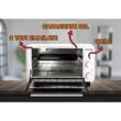Cuptor electric Ertone MN9135AB, 36L, 1420W, Inaltime reglabila, 2 Tavi, Alb