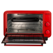 Cuptor electric Ertone MN9135RS, 36L, 1420W, Inaltime reglabila, 2 Tavi, Rosu