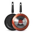 Tigaie antiaderenta FLONAL cu 6 straturi de acoperire cu efect de piatra Mineralit, 32cm