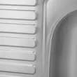 Chiuveta bucatarie Freddo SN8001D, montaj pe masca, dimensiune 80x50 cm, 13 cm adancime, cuva pe dreapta, finisaj anticalcar, inox