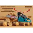 Drujba benzina profesionala TATTA TD 5200 BL, 2.95 CP, 9000 RPM