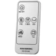 Ventilator turn digital Hausberg HB-5953AB, 55W, 41 inch, 3 viteze, 3 moduri, temporizator 24h, LED, oscilatie, telecomanda, difuzor parfum, alb
